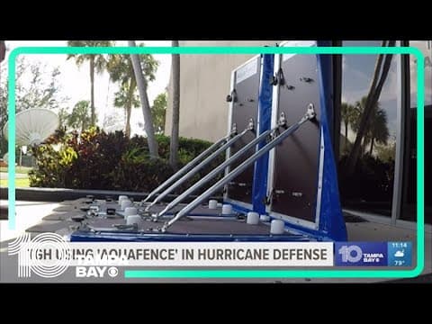 How is Tampa General Hospital preparing for hurricane season? With 'AquaFence'