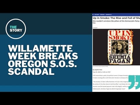 How Willamette Week broke the story on Shemia Fagan’s moonlighting gig