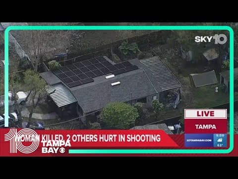 Woman killed, 2 others hurt in Tampa shooting; officers fire toward alleged gunman