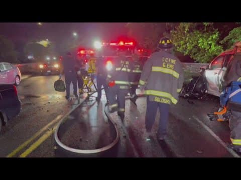 Rock Creek Parkway crash injures three