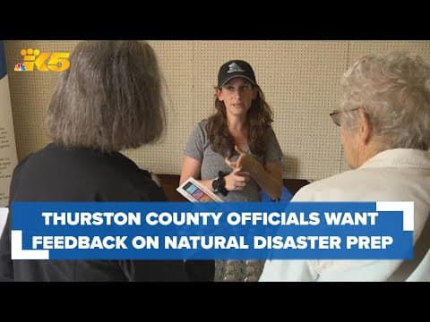 What natural disaster do you fear? Thurston County emergency planners want to know
