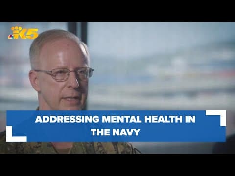 How the Navy is working to address the mental health of sailors
