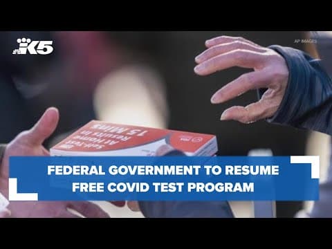 Federal government to re-launch free COVID test program