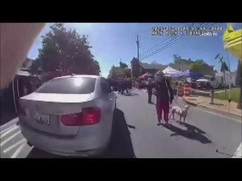WATCH: Woman disregards Laurel Police, drives through festival crowd