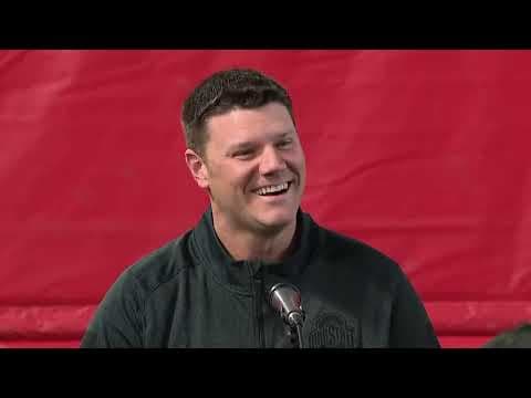 Ohio State offensive line coach Justin Frye introductory press conference
