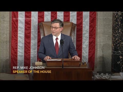 Mike Johnson, Hakeem Jeffries call for bipartisanship in first speeches of new Congress