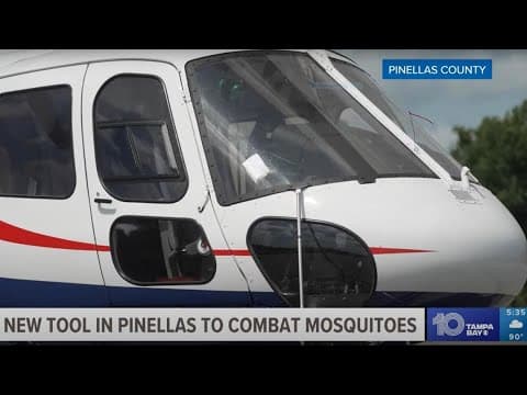 Pinellas County introduces mosquito-combatting helicopter
