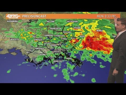 New Orleans Weather: Flooding possible Monday with threat for heavy rain