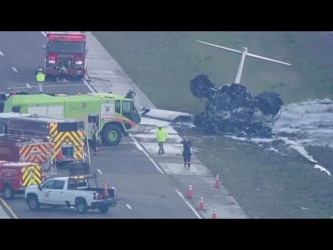 2 dead after plane traveling from Ohio State Airport crashes on Florida highway, sheriff says