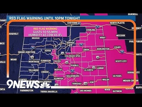 Extended forecast: Chance for evening rain showers around Denver
