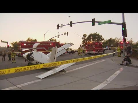 'Miracle' | Small plane lands on busy road in San Marcos