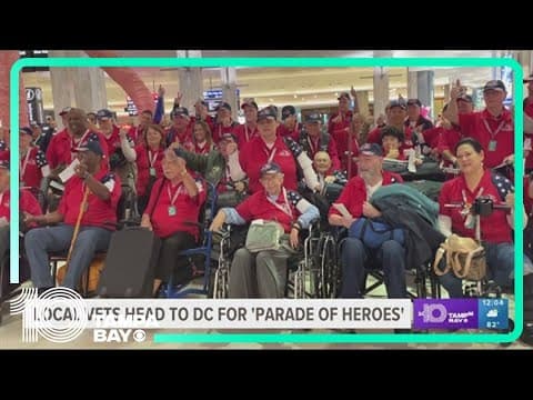 Tampa Bay veterans head to DC for 'Parade of Heroes'