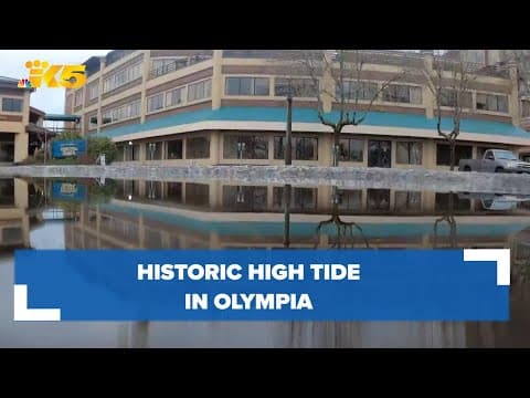 Historic high tide in Olympia