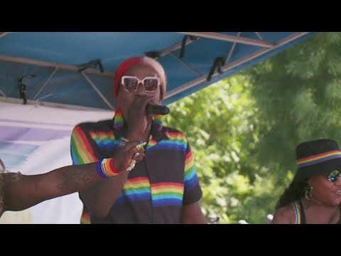 Celebrating NOLA Pride Fest and parade