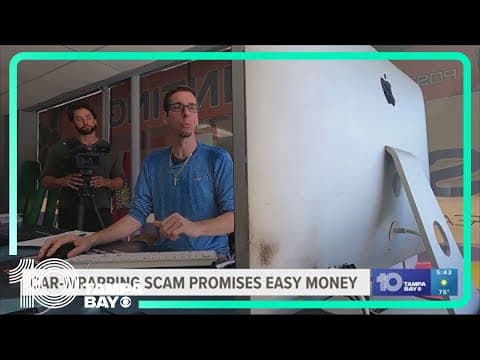 This car-wrapping scam promises easy money