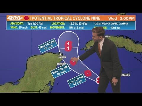 New Orleans Weather: Nicer weather later this week as Gulf storm stays east