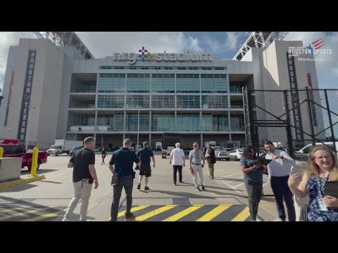FIFA officials tour NRG Stadium in advance of 2026 World Cup