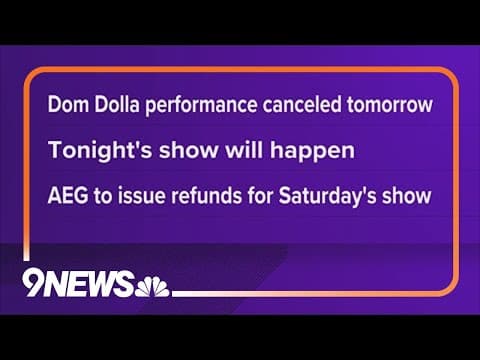 Red Rocks concert canceled due to high winds