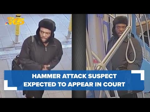 Hammer attack suspect expected in court