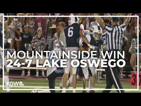 Mountainside makes a statement on the road against Lake Oswego | Friday Night Football