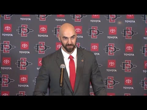 Sean Lewis introduced as San Diego State Aztecs football head coach | Full press conference
