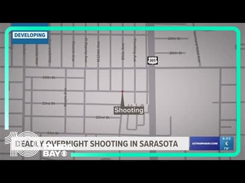 1 person dead in Sarasota shooting, police say