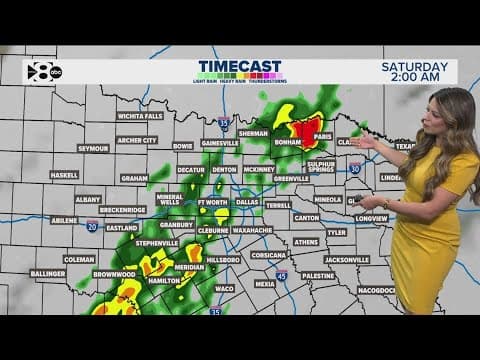 DFW Weather: Latest storm forecast and timeline for North Texas Easter weekend