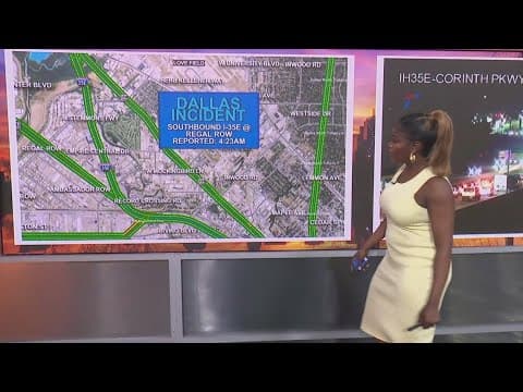 DFW traffic: Northbound I-35 closed