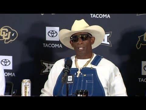 WATCH LIVE | Deion Sanders health update: Colorado coach addresses media