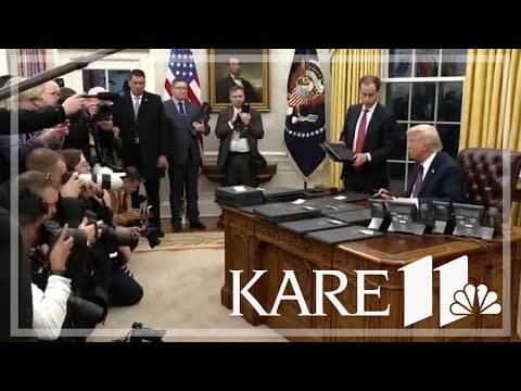 President Trump and reporters have back-and-forth over topics