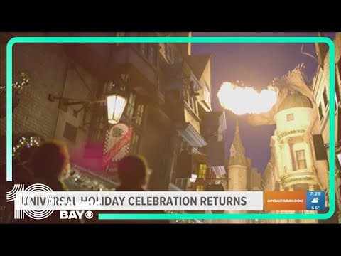 Holiday celebration returns to Universal Orlando