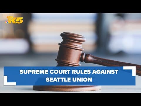 Supreme Court rules against Seattle union in labor dispute over concrete truck drivers