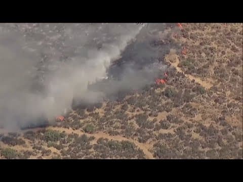 Latest update on fires burning in far East San Diego County