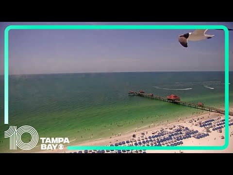 LIVE CAM | Crowds flock to Clearwater Beach for Memorial Day weekend