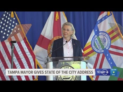 Mayor Castor commends Tampa's strength post-hurricanes in her 2025 State of the City address