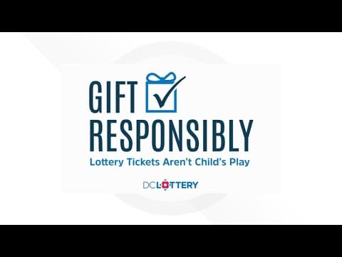 DC Lottery officials remind everyone to gift responsibly this holiday season