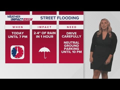 Weather Impact Alert Day: Flash Flood Warning issued for New Orleans Metro