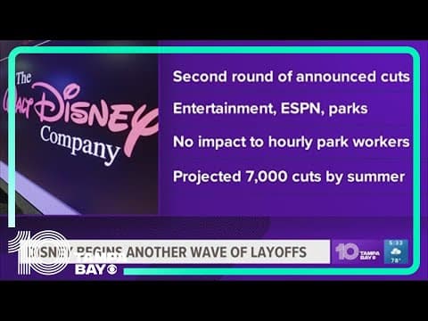 Disney begins large wave of layoffs