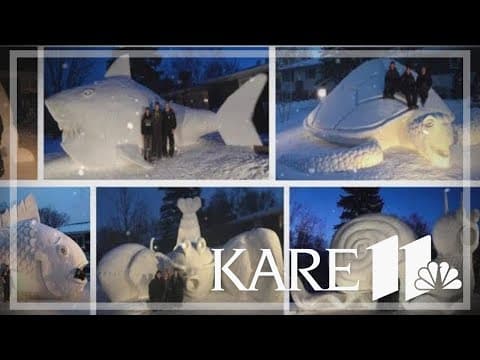 Snow-sculpting brothers back in action in New Brighton