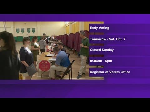 Early voting for governor begins Saturday