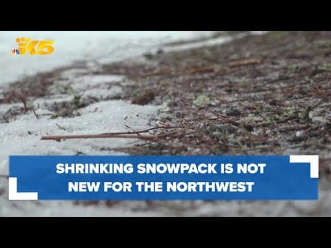Shrinking snowpack is not exactly new for parts of the Northwest
