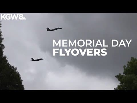Oregon National Guard conducts Memorial Day flyovers