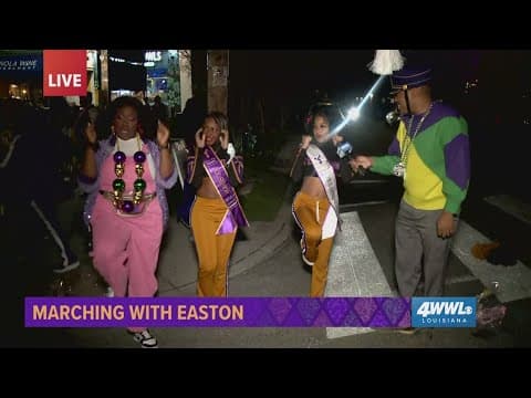 Marchin with the Band | Whitney Miller learns a Warren East cheer