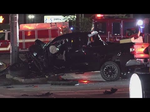 HCSO giving update after argument between man and woman led to chase and crash in N. Harris Co.