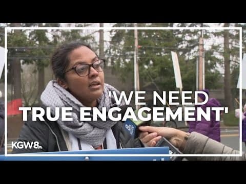 Providence workers call for system-wide talks as strike enters 3rd day