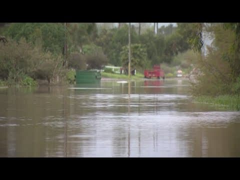 San Diego hit with 12th atmospheric river | Road closures, downed trees, weather alerts