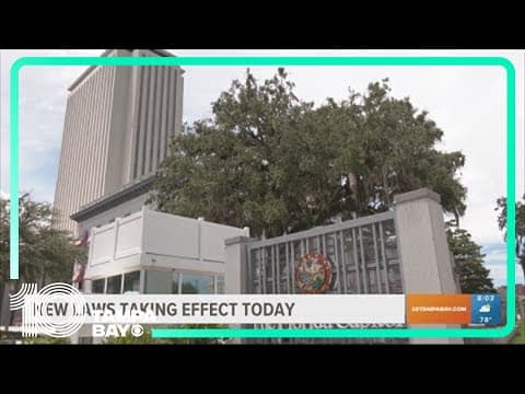 New Florida laws taking effect on Oct. 1