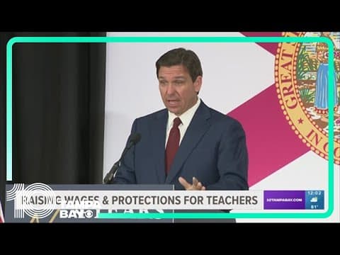 DeSantis approved $1.05 billion toward teacher pay raises