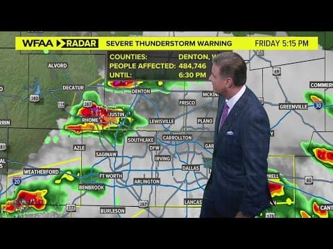 DFW Weather:  Latest timeline for storms