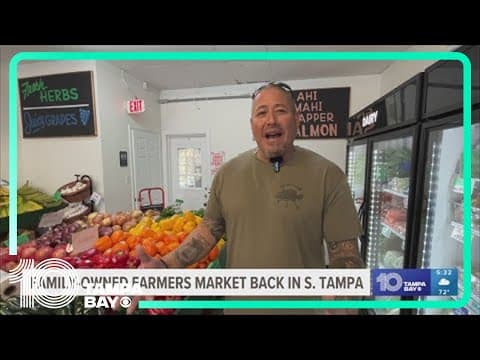 Feeding an appetite for locally grown food, farmers market reopens in South Tampa